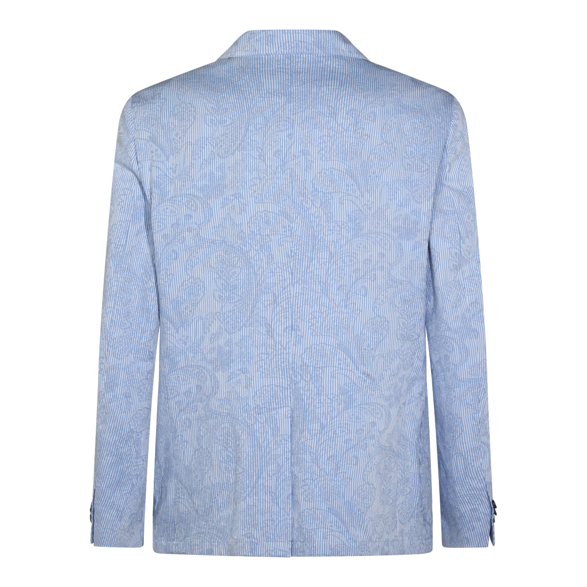 LIGHT BLUE COTTON BLAZER