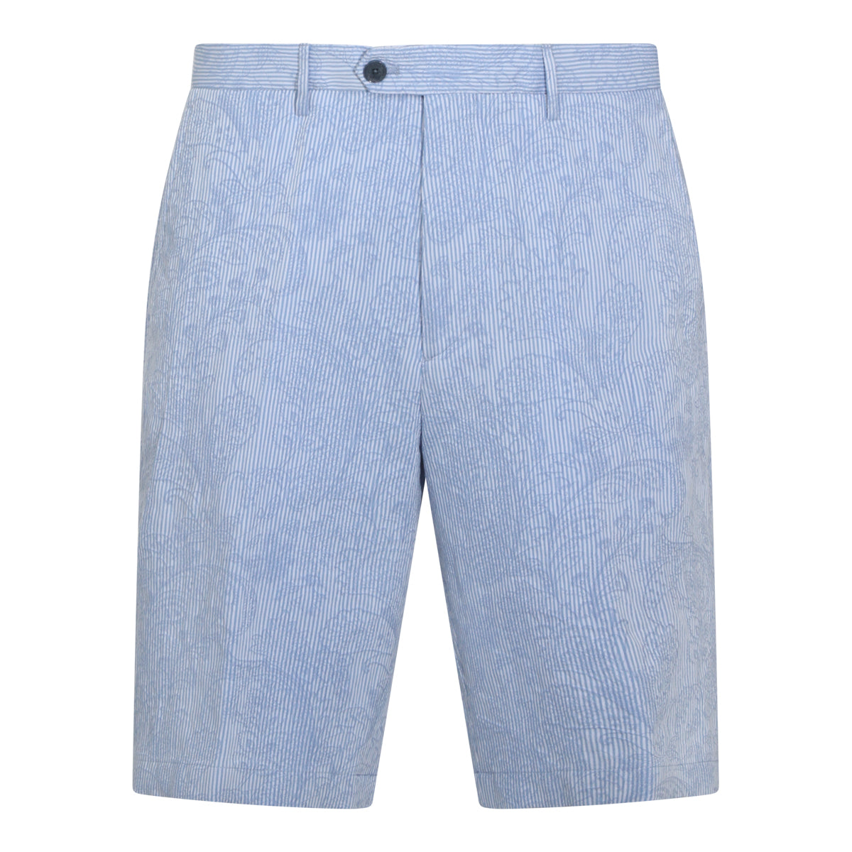 LIGHT BLUE COTTON SHORTS