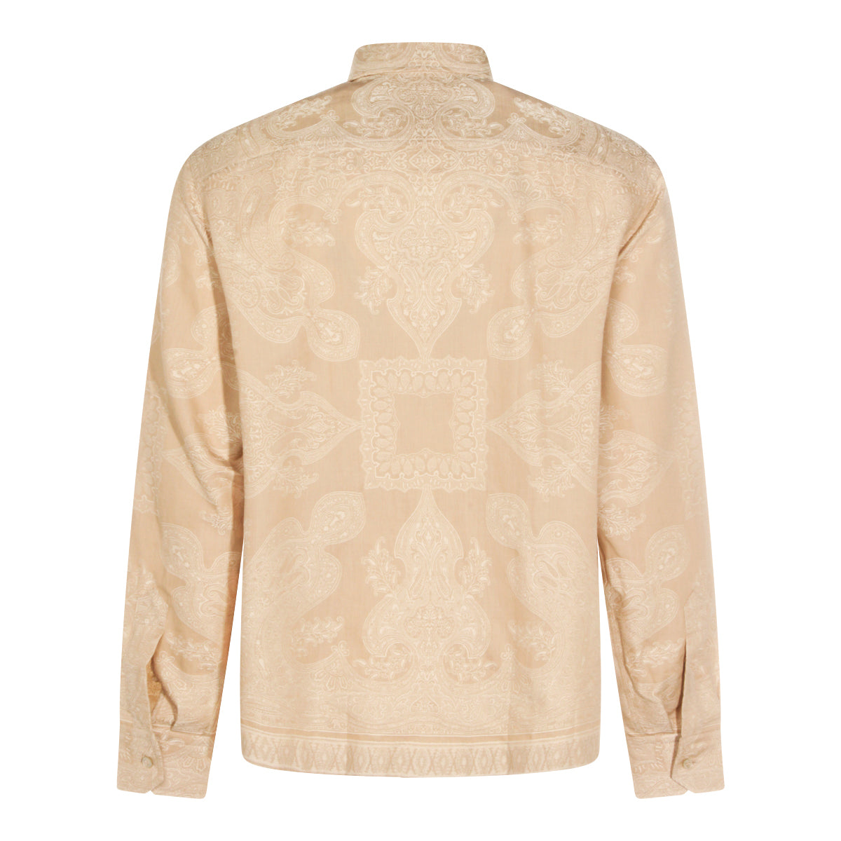 LIGHT SAND COTTON SHIRT