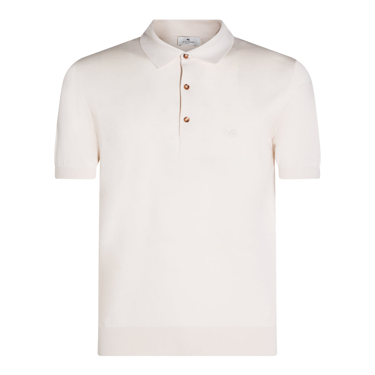 CREAM COTTON POLO SHIRT