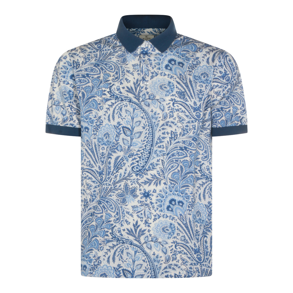 LIGHT BLUE COTTON POLO SHIRTS