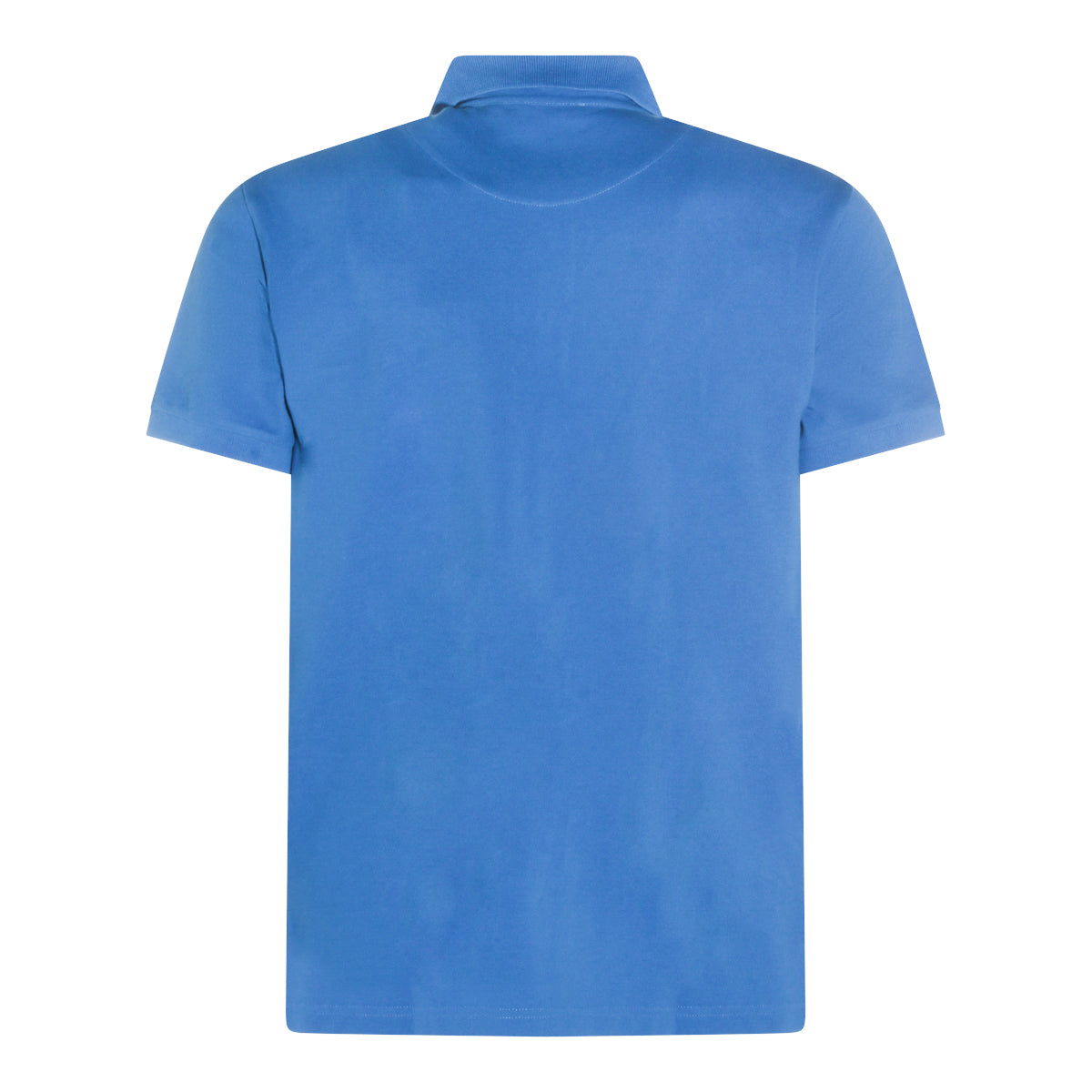 BLUE COTTON POLO SHIRT