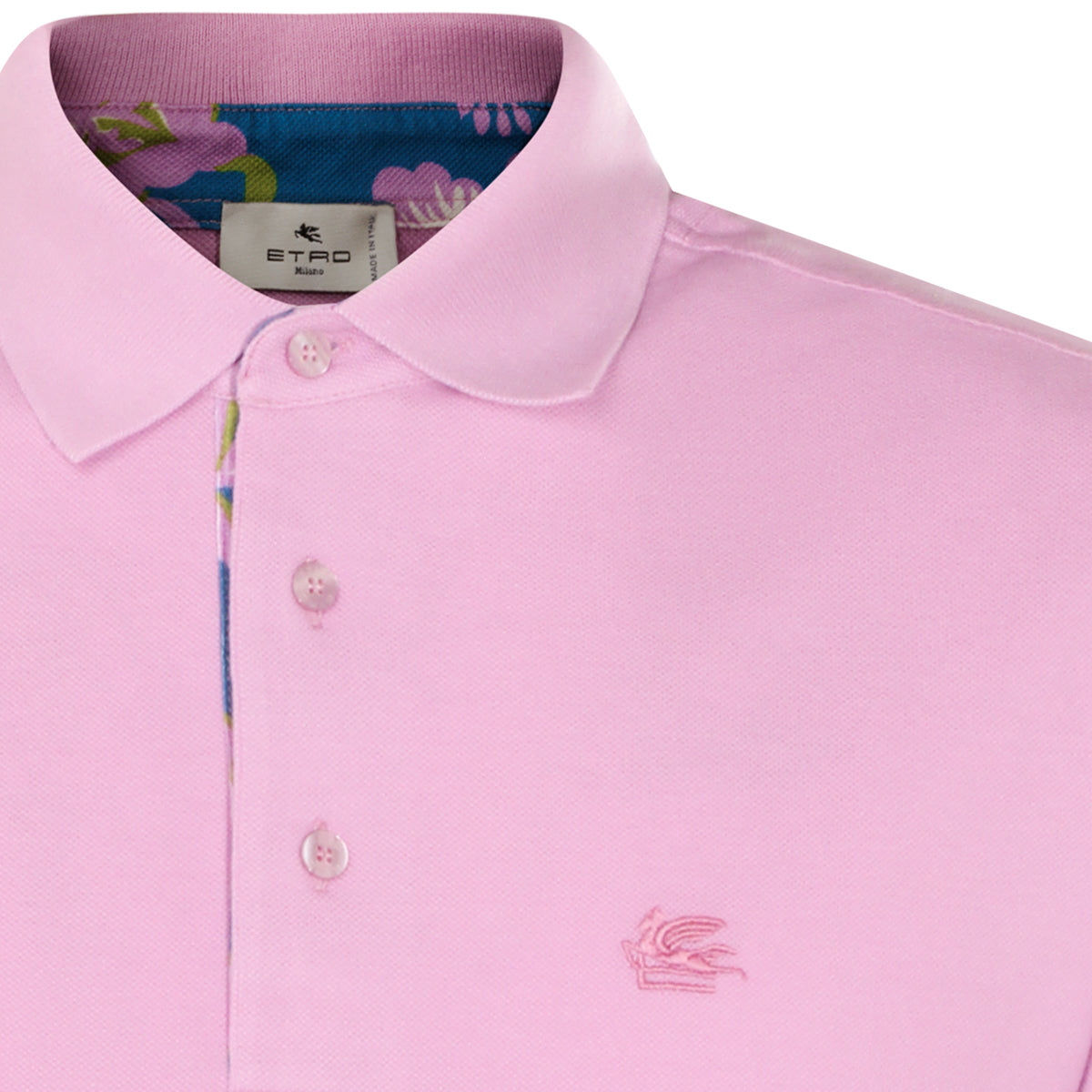 PINK COTTON POLO SHIRT