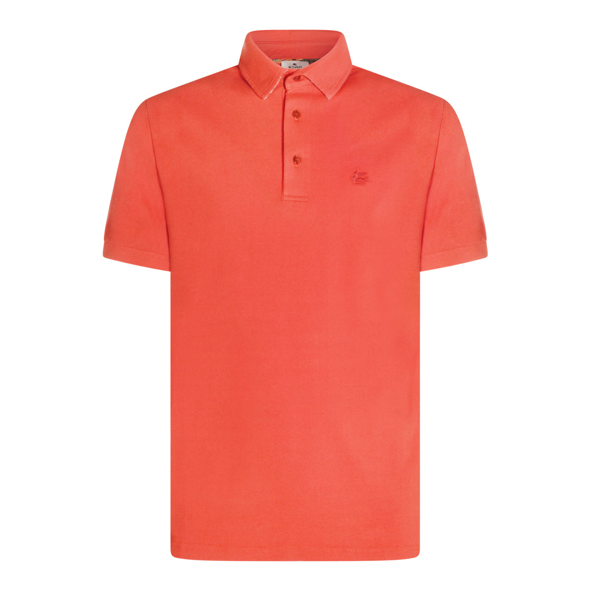ORANGE COTTON POLO SHIRT
