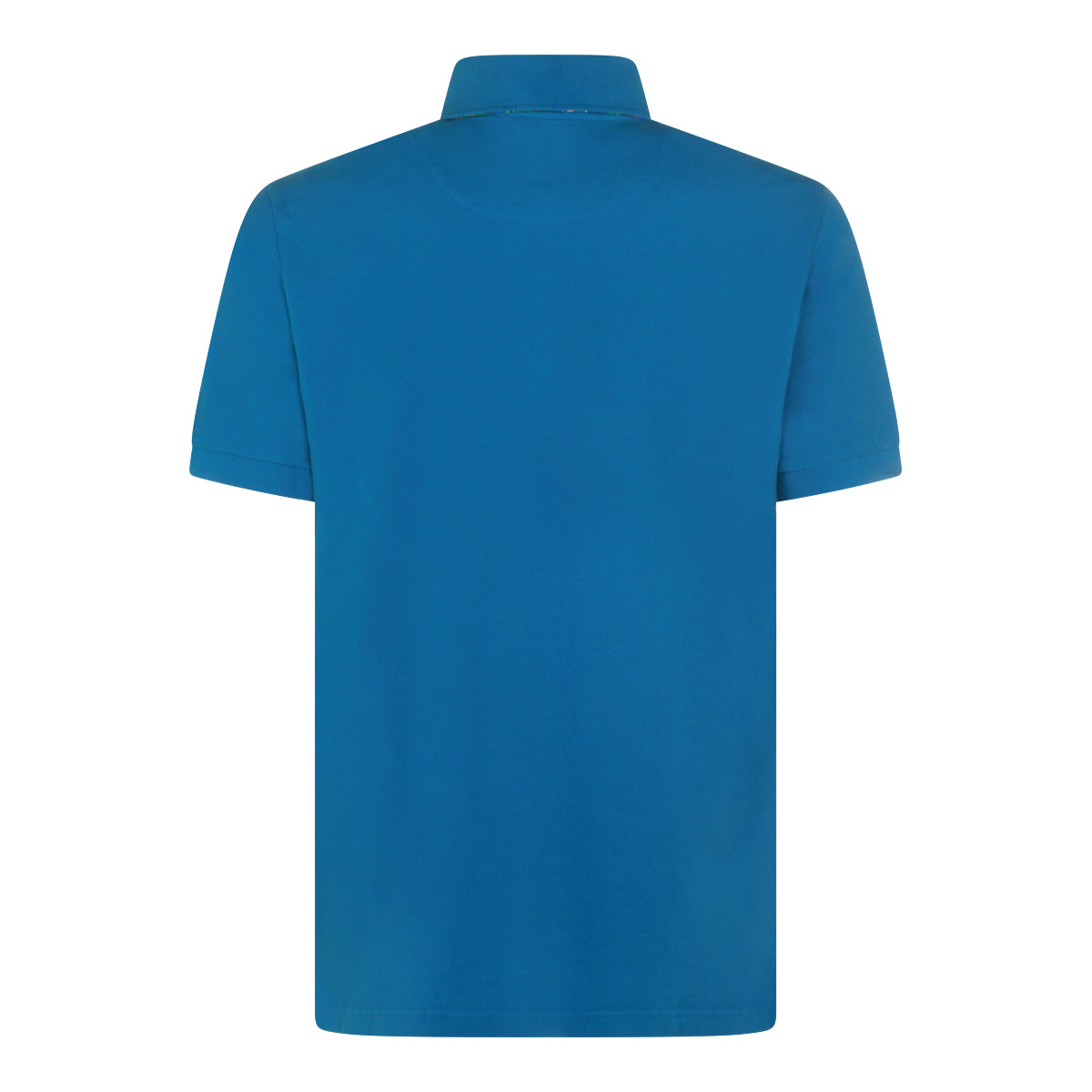 BLUE COTTON POLO SHIRT