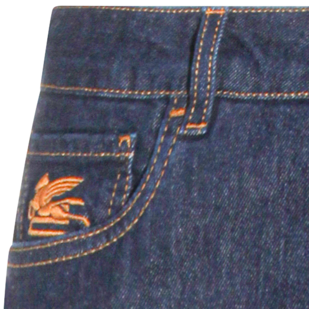 DARK BLUE COTTON JEANS