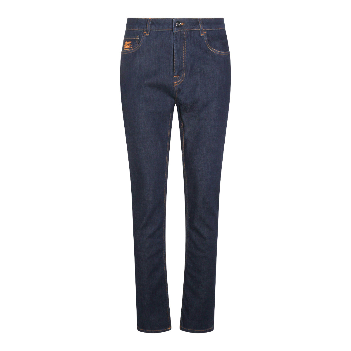 DARK BLUE COTTON JEANS