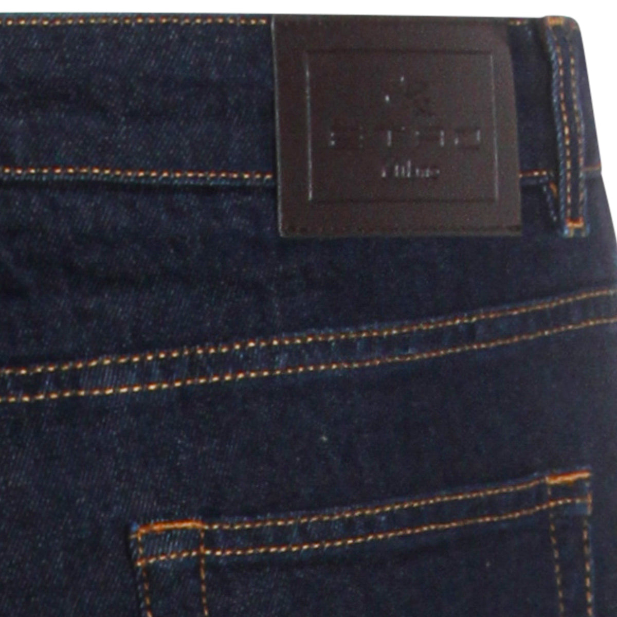 DARK BLUE COTTON JEANS