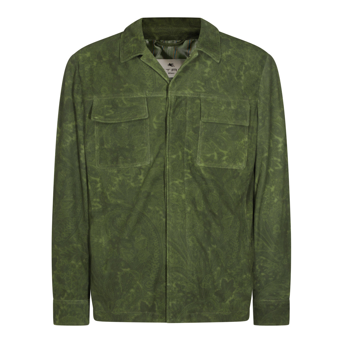 GREEN LEATHER JACKET