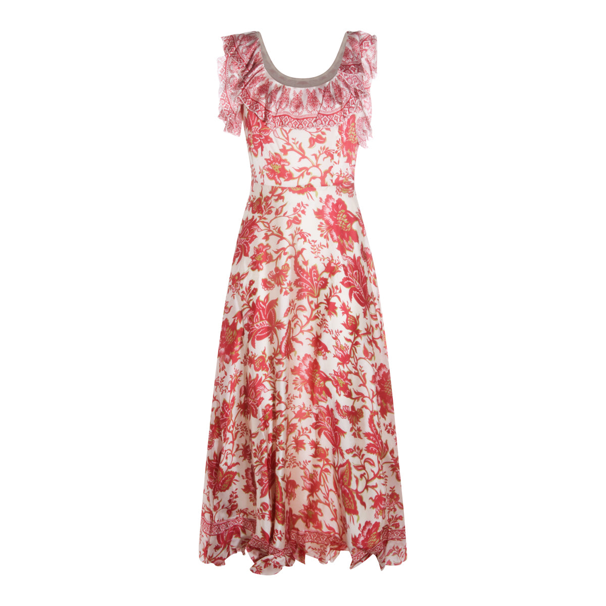 MULTICOLOR SILK DRESS