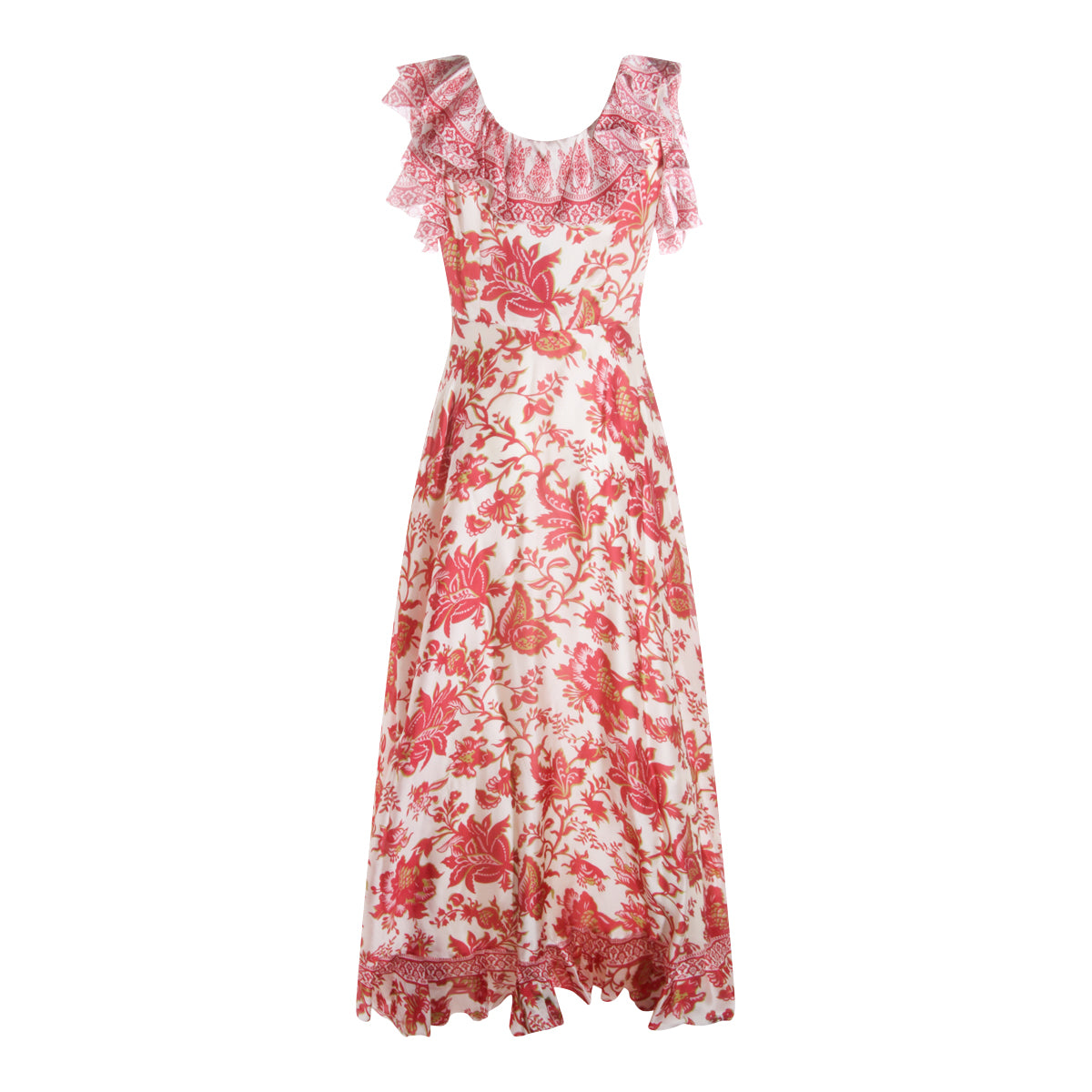 MULTICOLOR SILK DRESS