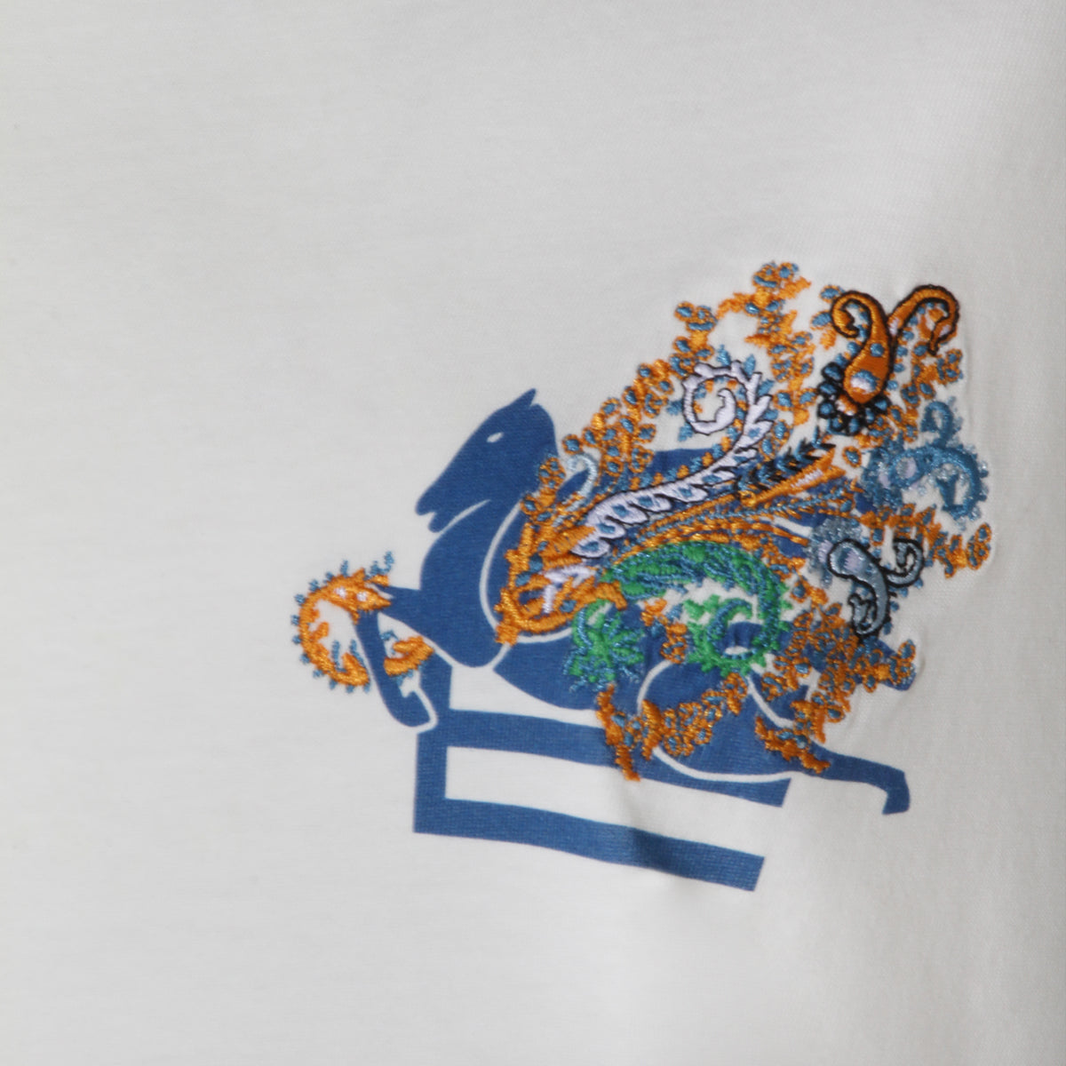 WHITE COTTON T-SHIRT