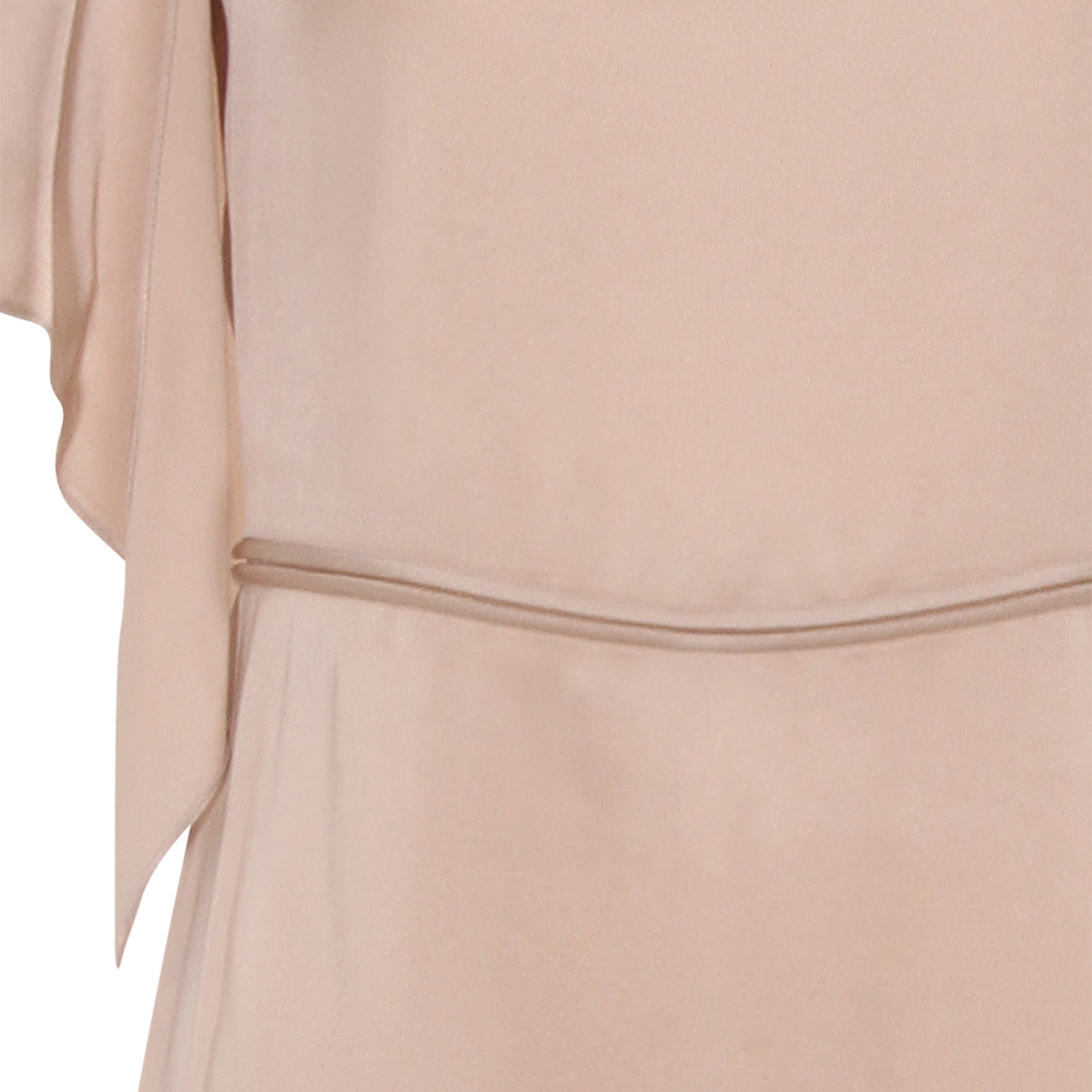 BEIGE VISCOSE DRESS