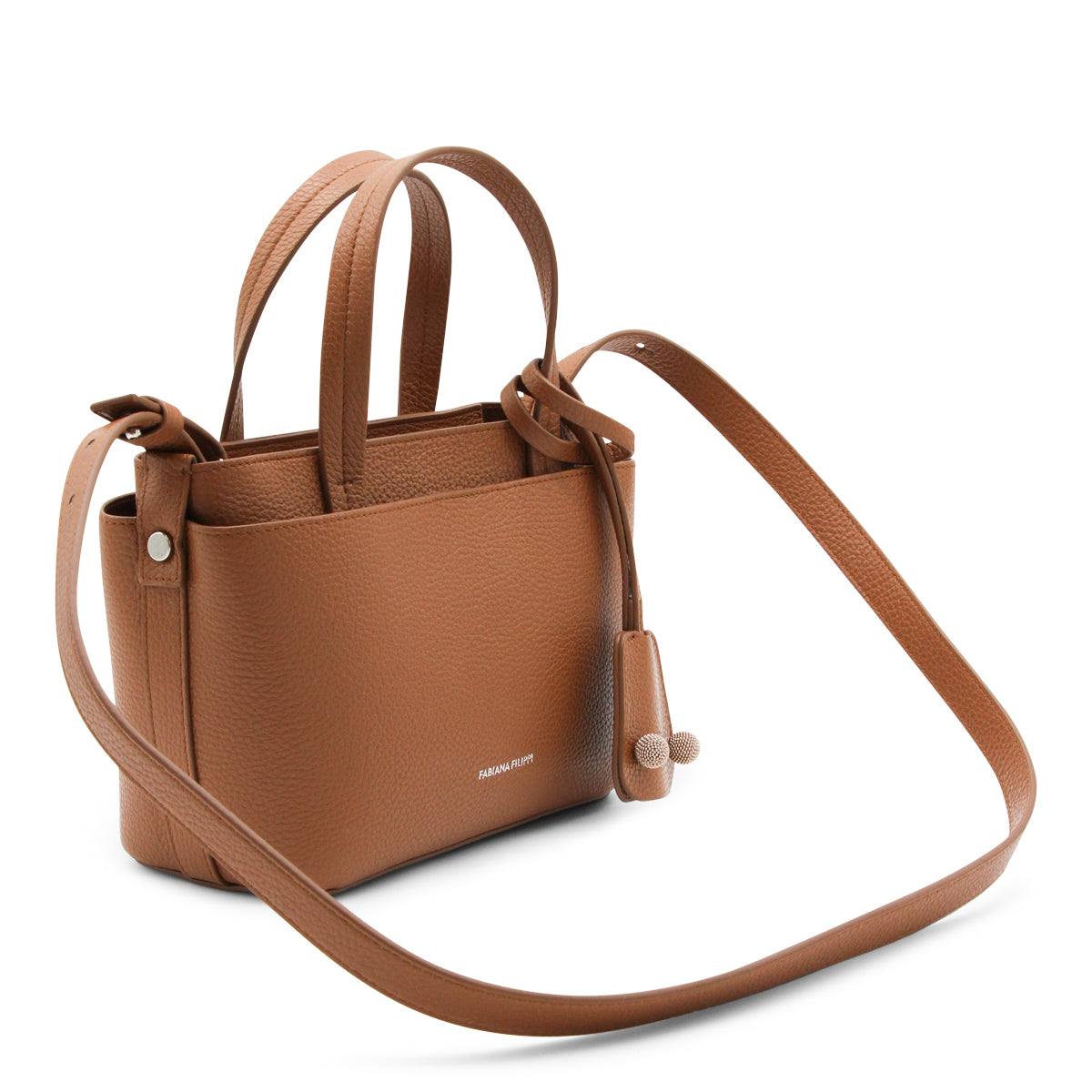 BROWN LEATHER TOTE