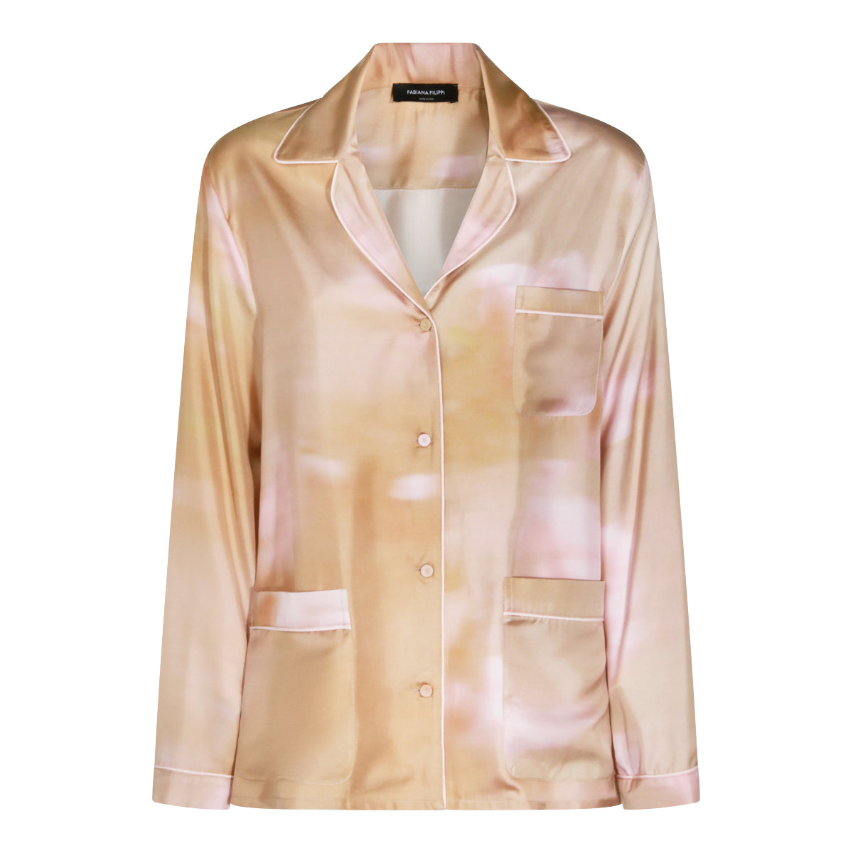 PINK SILK SHIRT