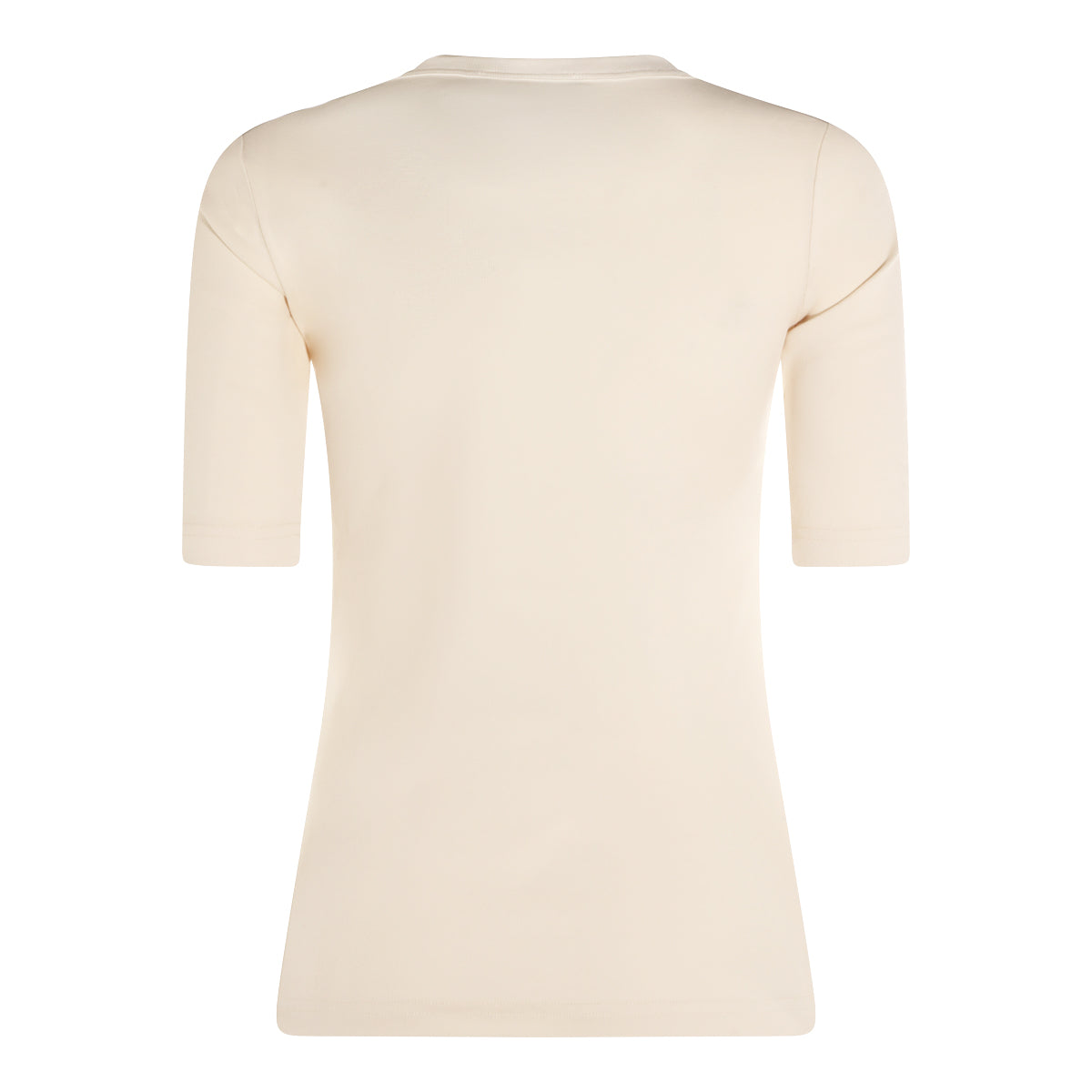CREAM COTTON T-SHIRT