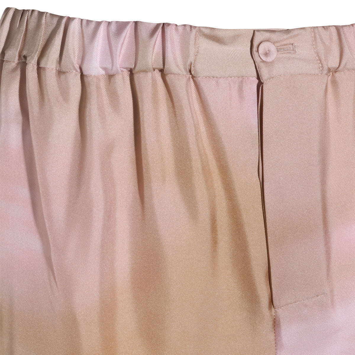 BEIGE AND PINK SILK PANT
