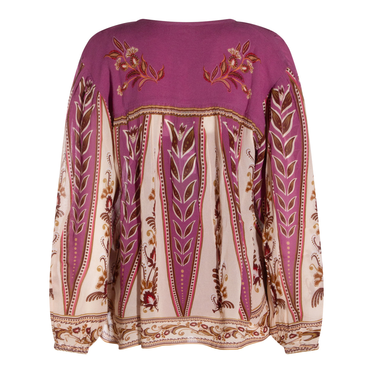 PURPLE VISCOSE TOP