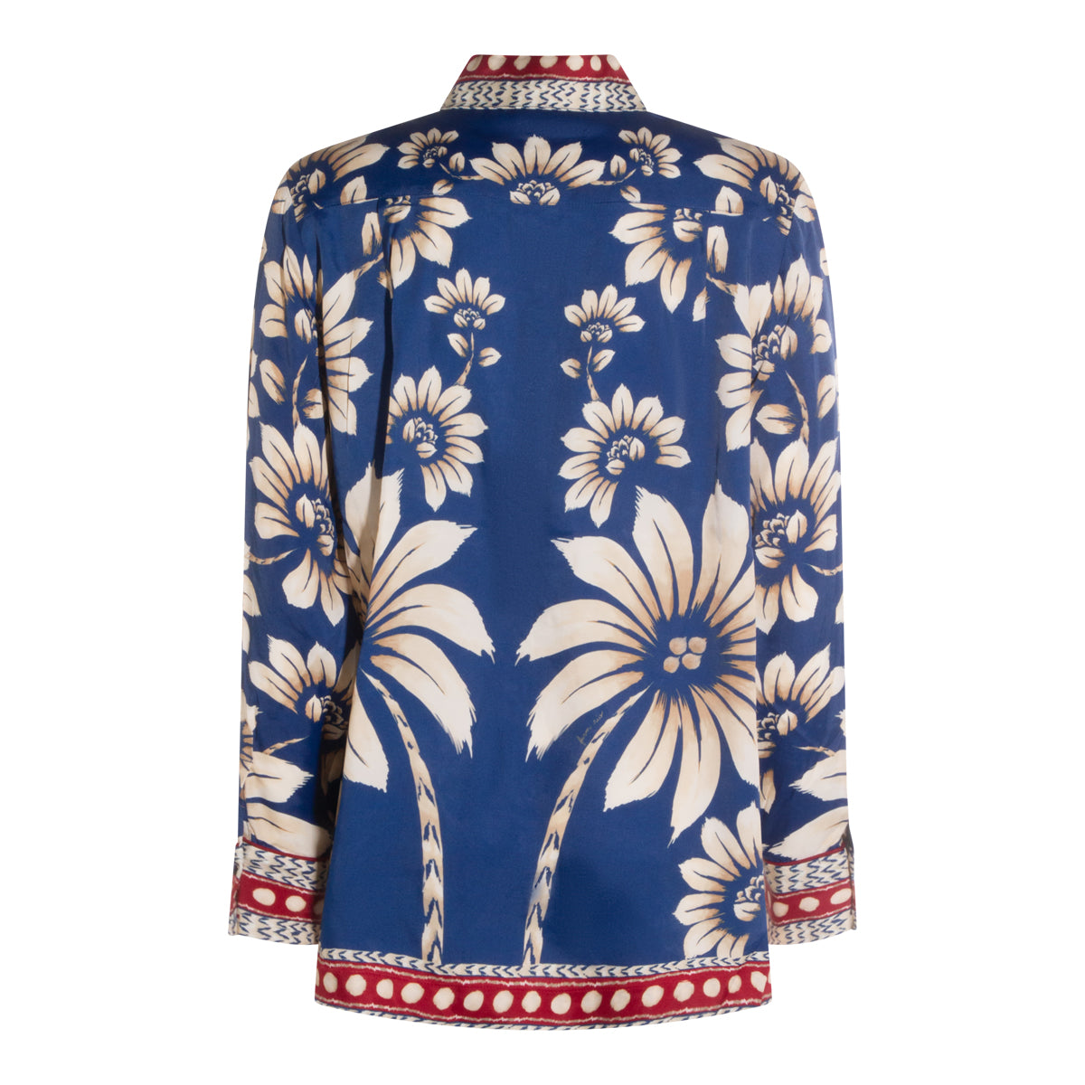 BLUE VISCOSE SHIRT