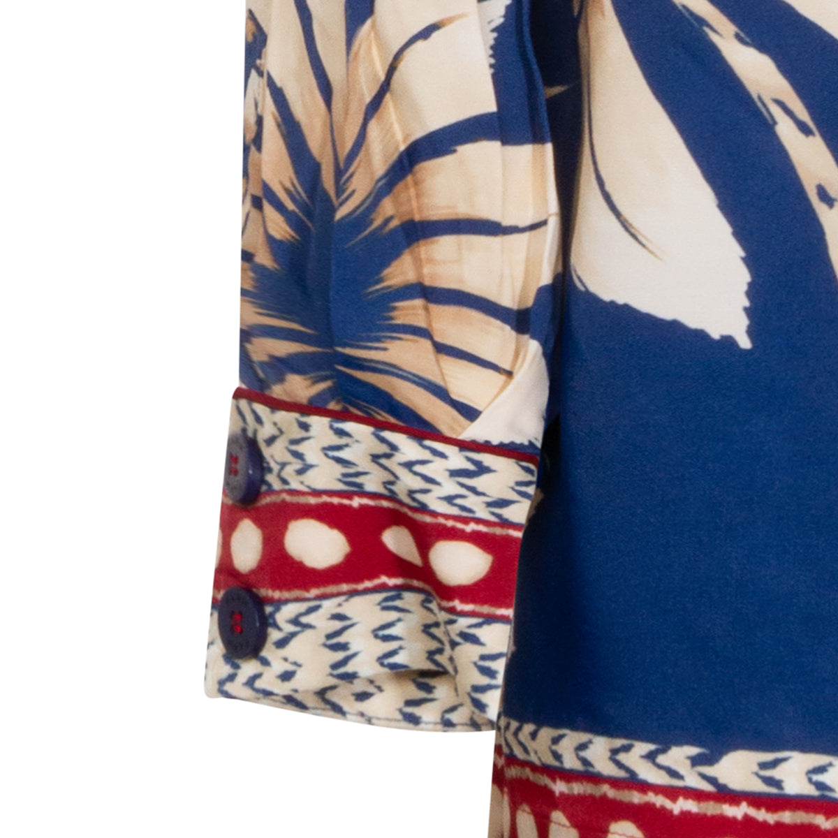 BLUE VISCOSE SHIRT