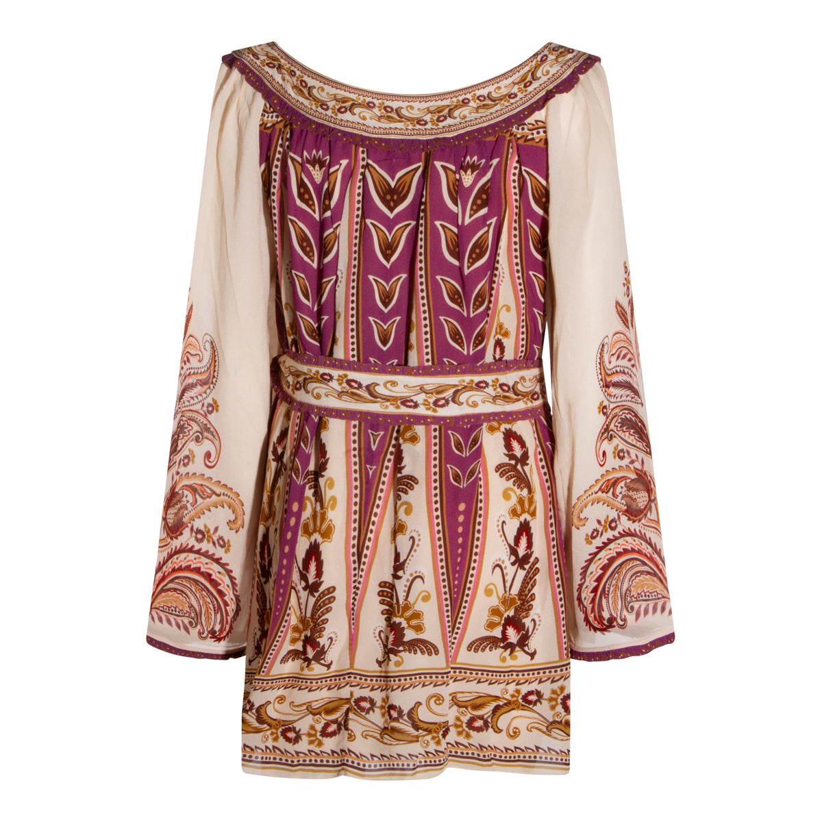 VIOLET VISCOSE DRESS