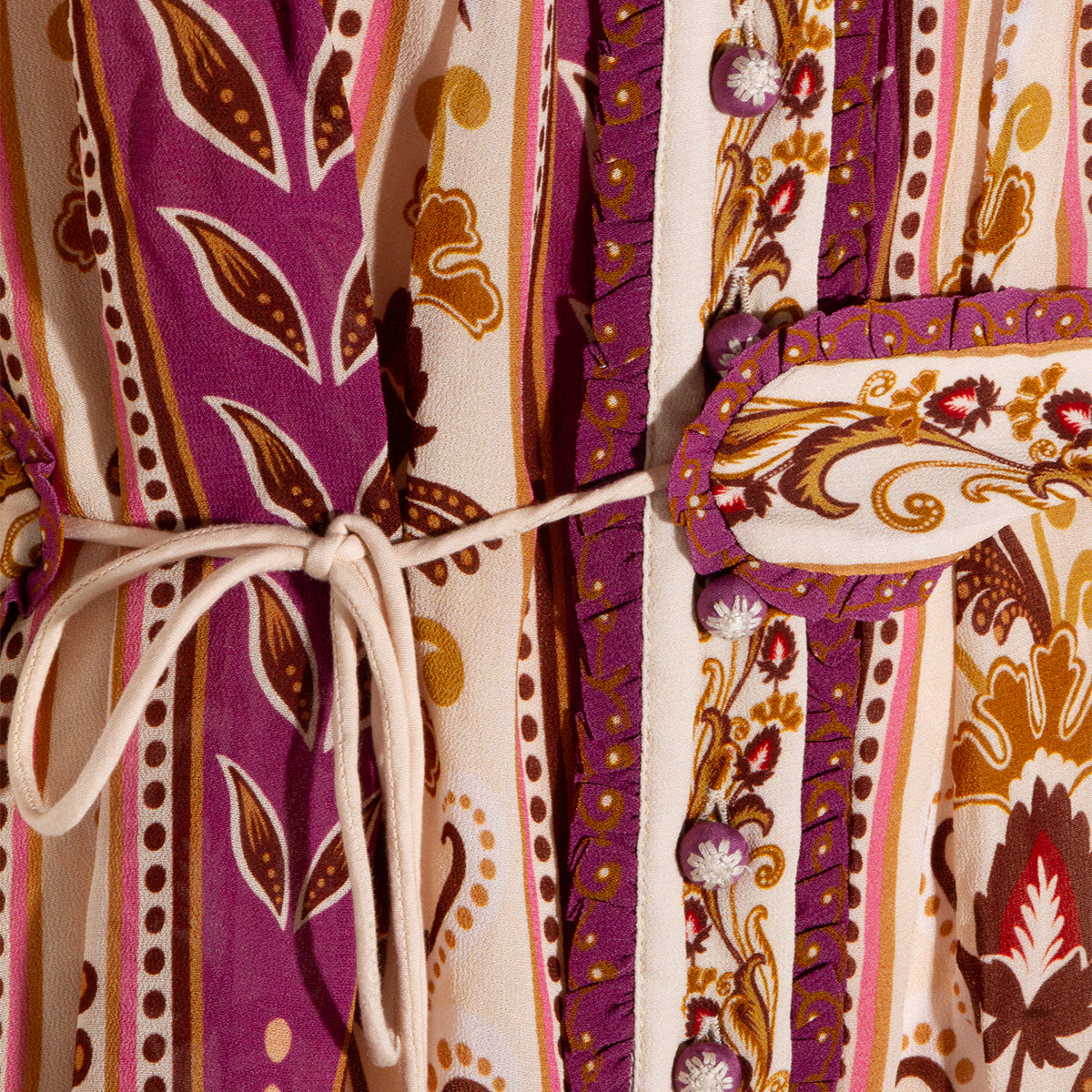 VIOLET VISCOSE DRESS