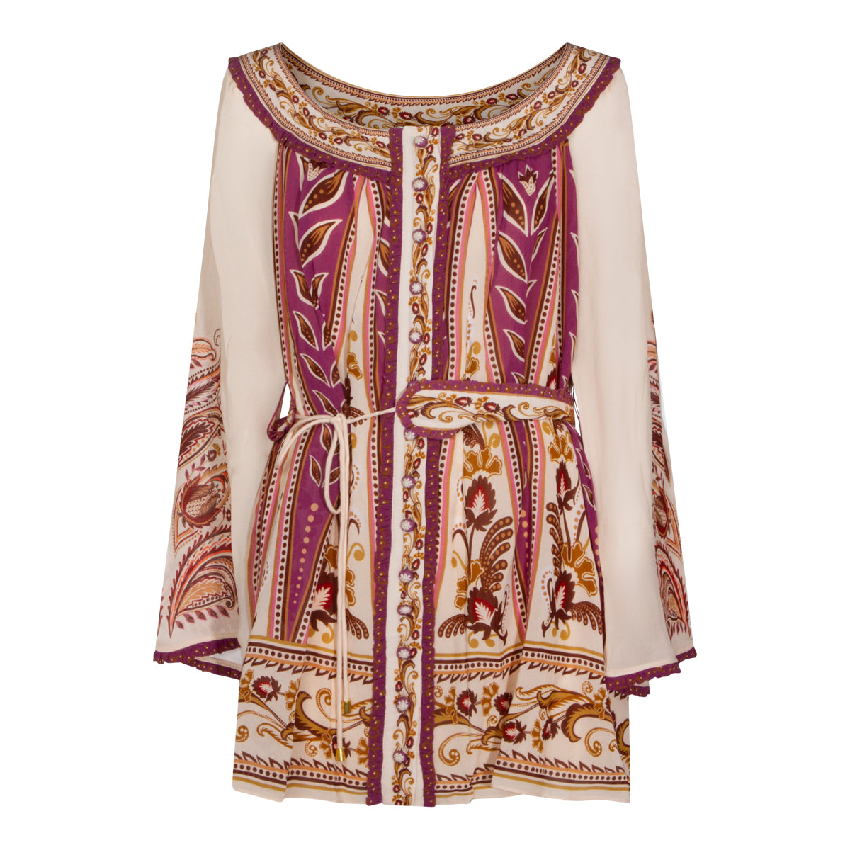 VIOLET VISCOSE DRESS