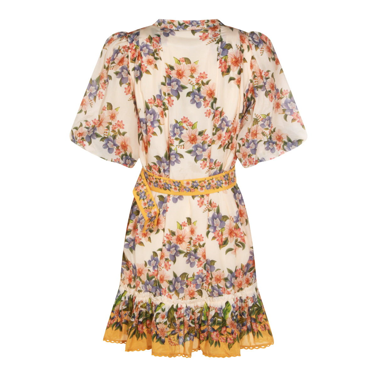 MULTICOLOR LINEN DRESS