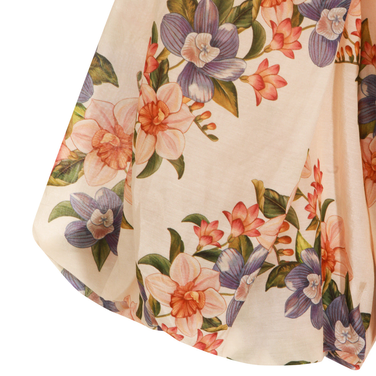 MULTICOLOR LINEN DRESS