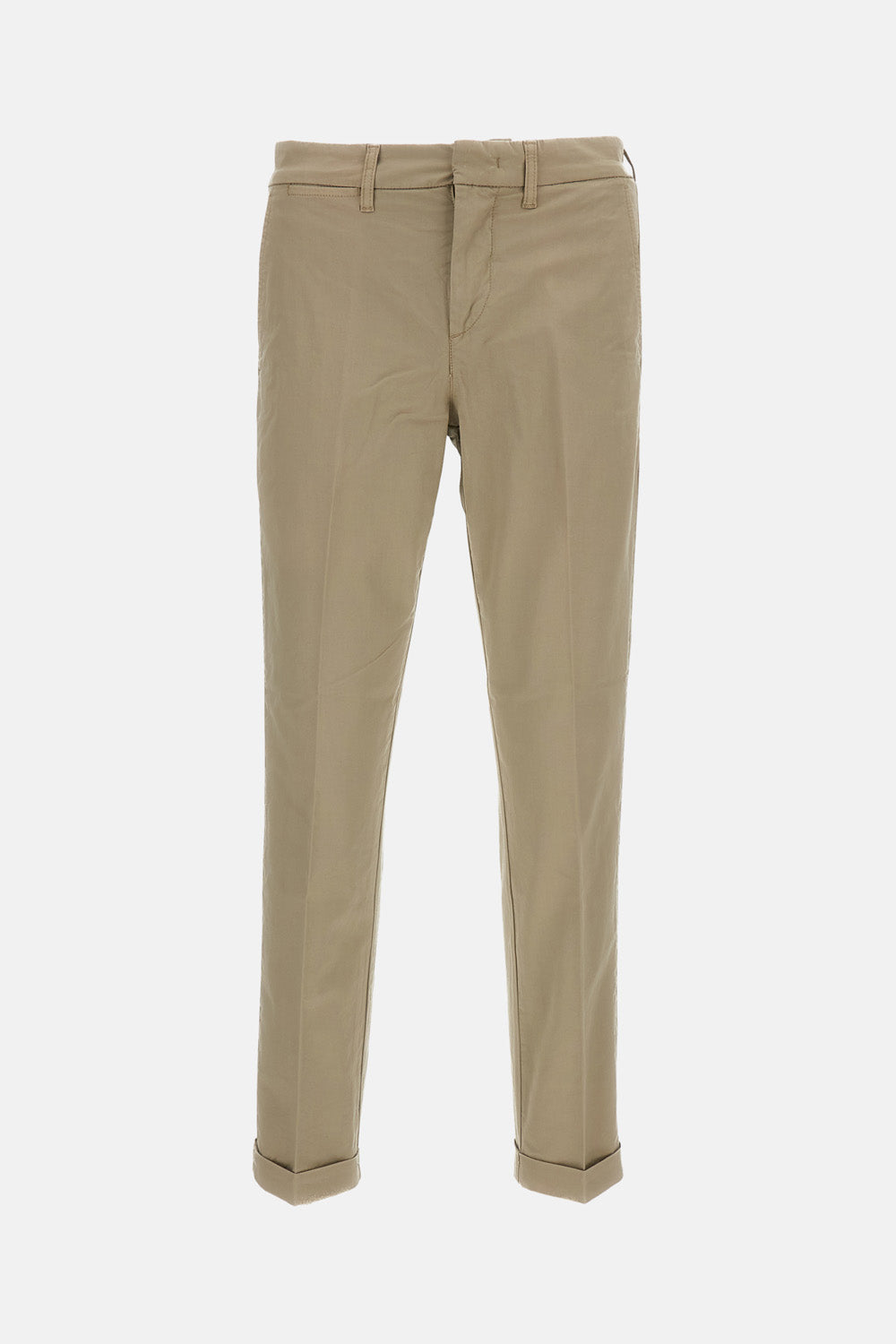 SLIM FIT TROUSERS IN STRETCH COTTON