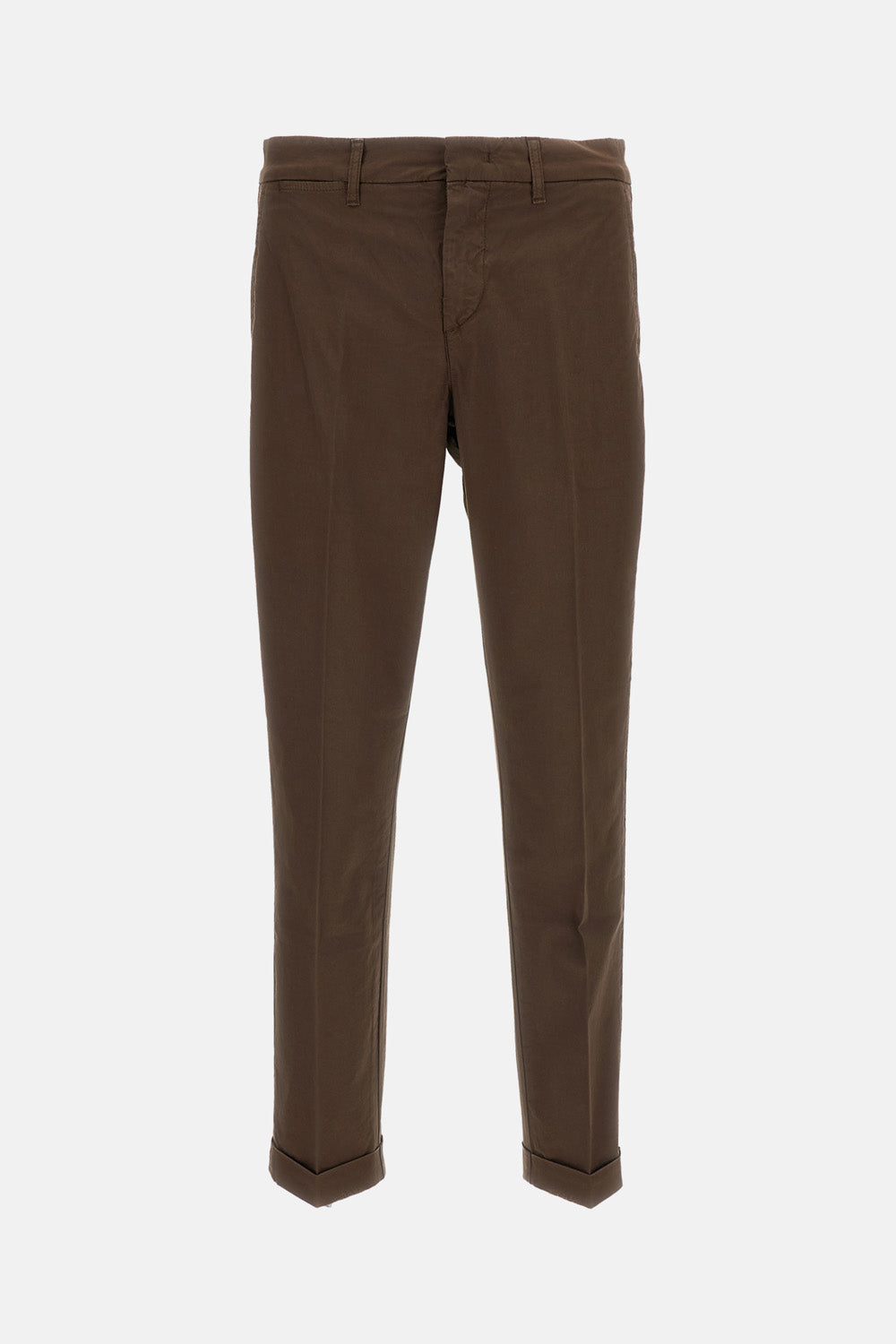 SLIM FIT TROUSERS IN COTTON STRETCH