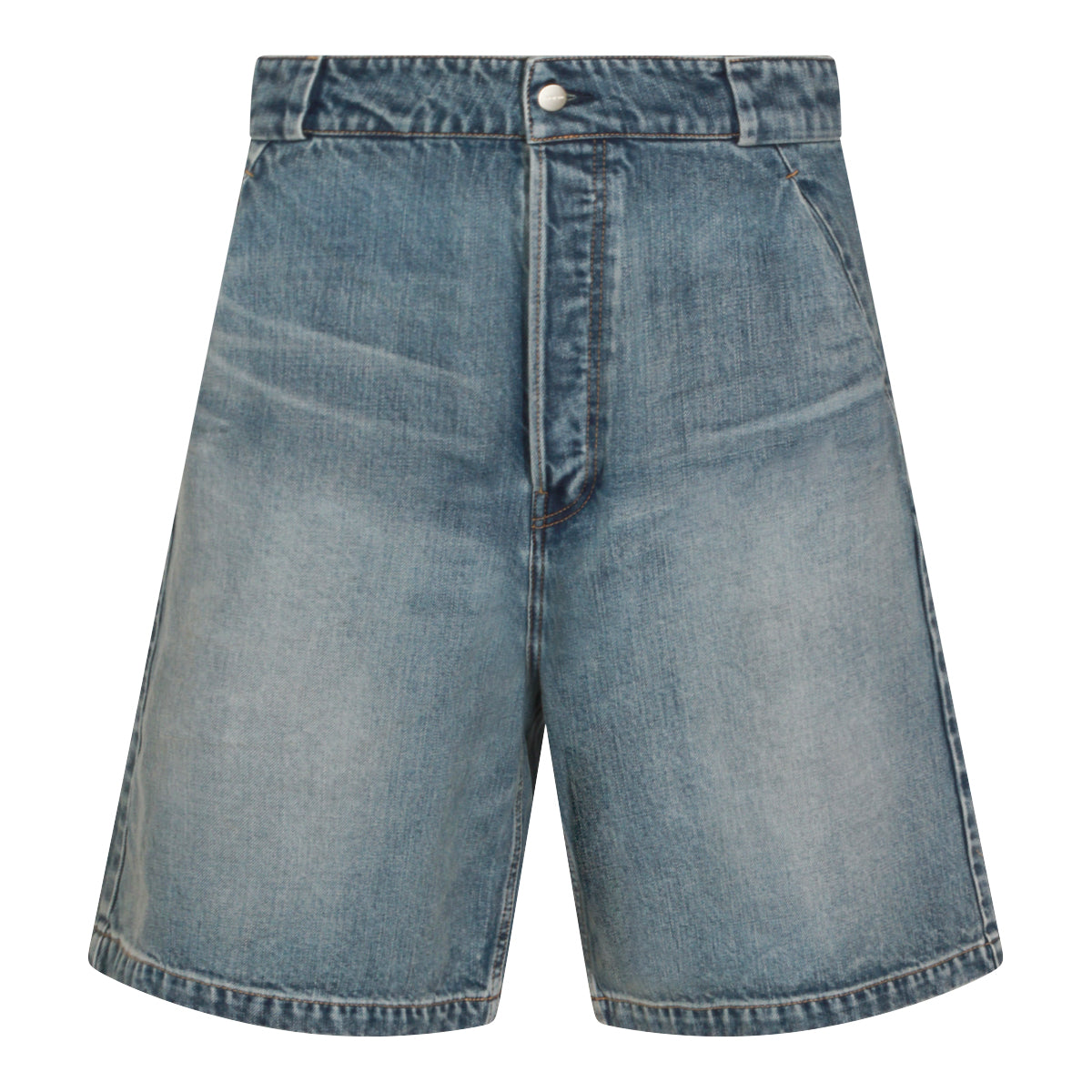 MEDIUM INDIGO DENIM SHORT JEANS