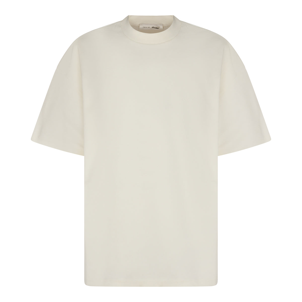 WHITE COTTON T-SHIRT