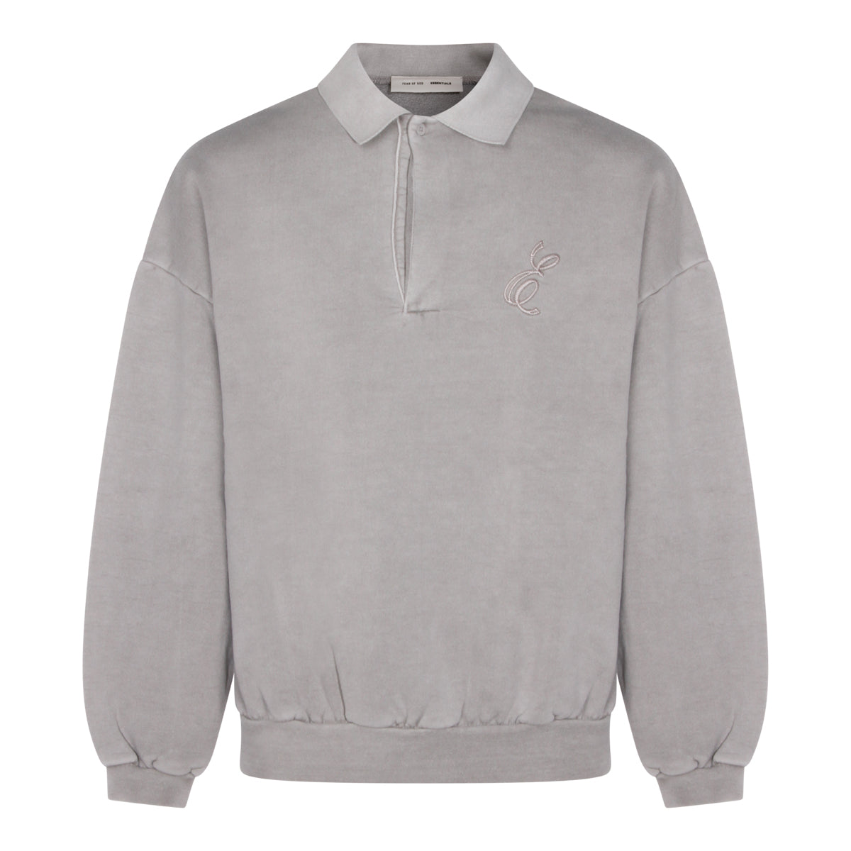 GREY COTTON SWEATSHIRT