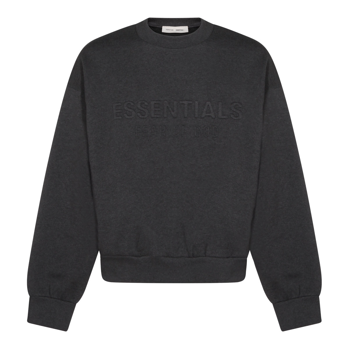 DARK GREY COTTON SWEATSHIRT