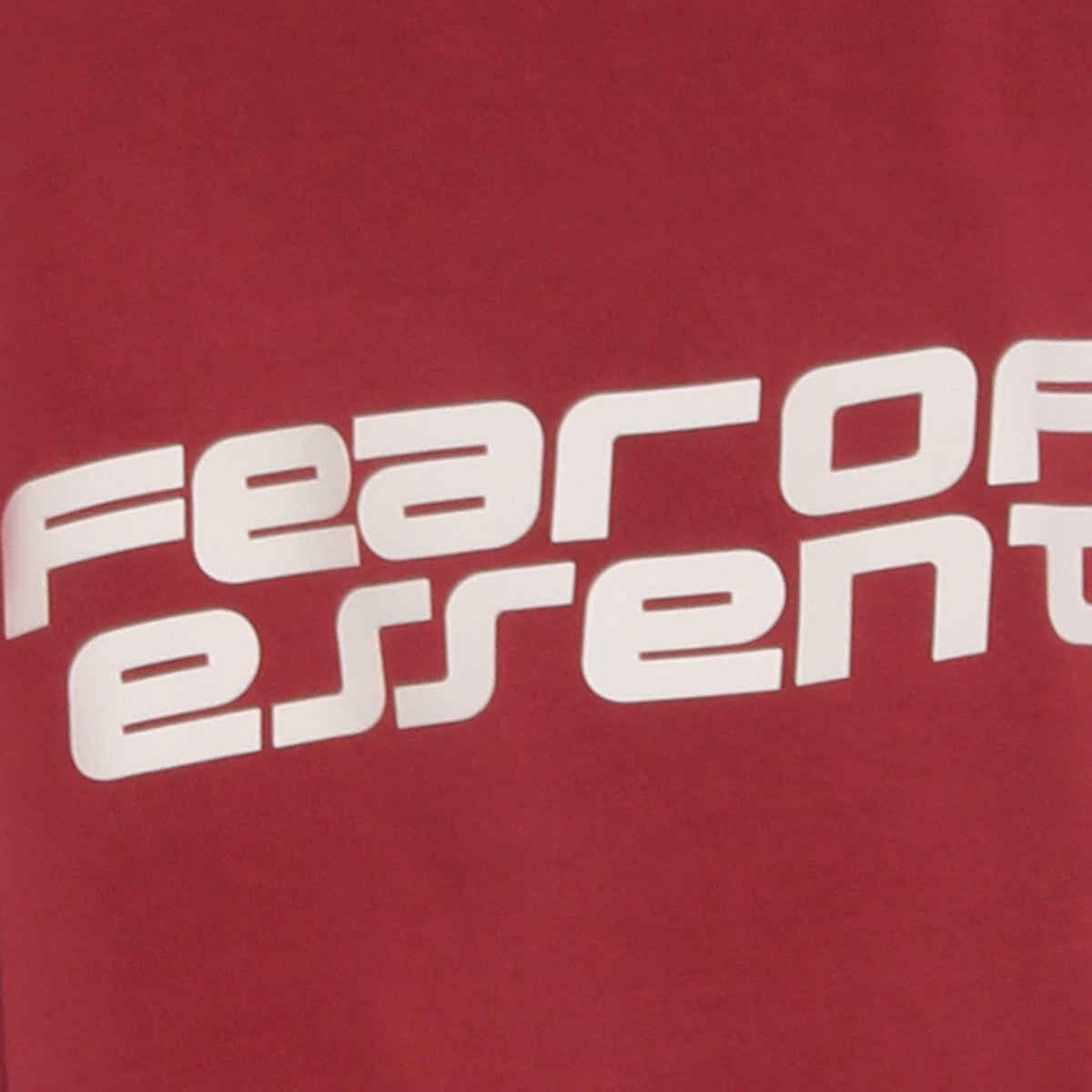 RED COTTON SWEATSHIRT
