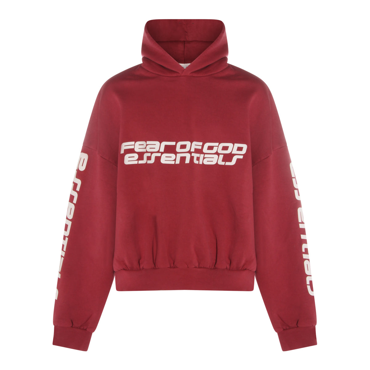 RED COTTON SWEATSHIRT