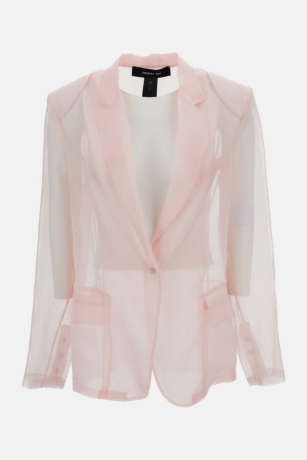 ORGANZA SILK BLAZER