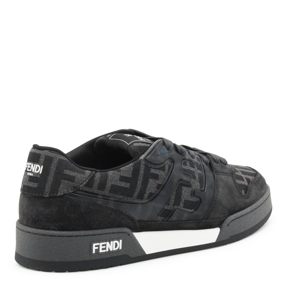 BLACK AND GREY SUEDE MATCH SNEAKERS