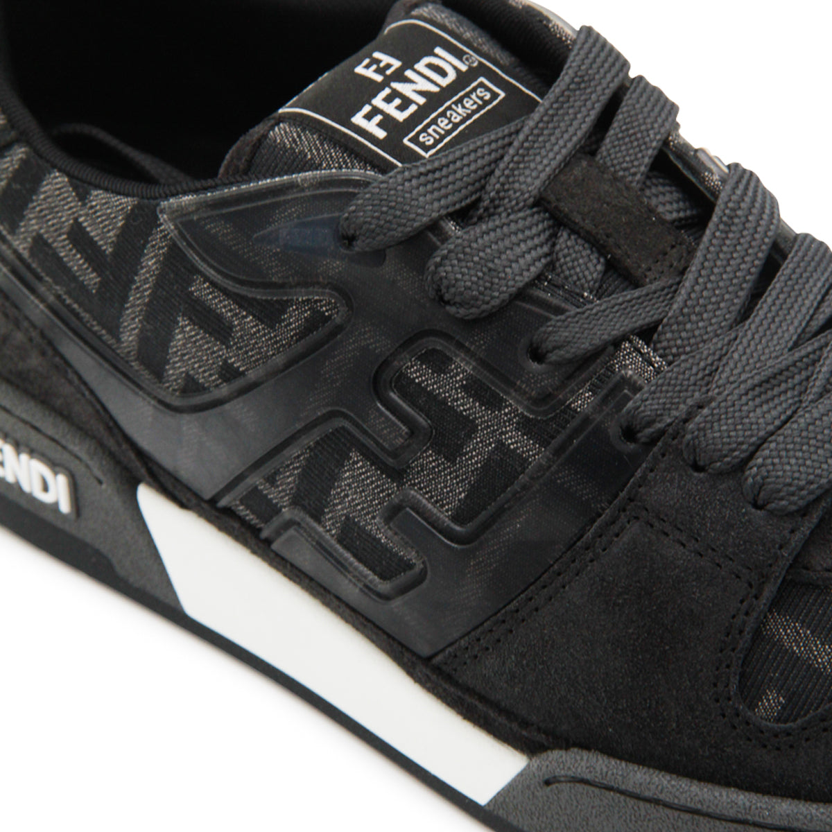 BLACK AND GREY SUEDE MATCH SNEAKERS