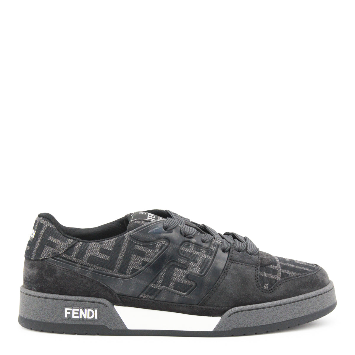 BLACK AND GREY SUEDE MATCH SNEAKERS