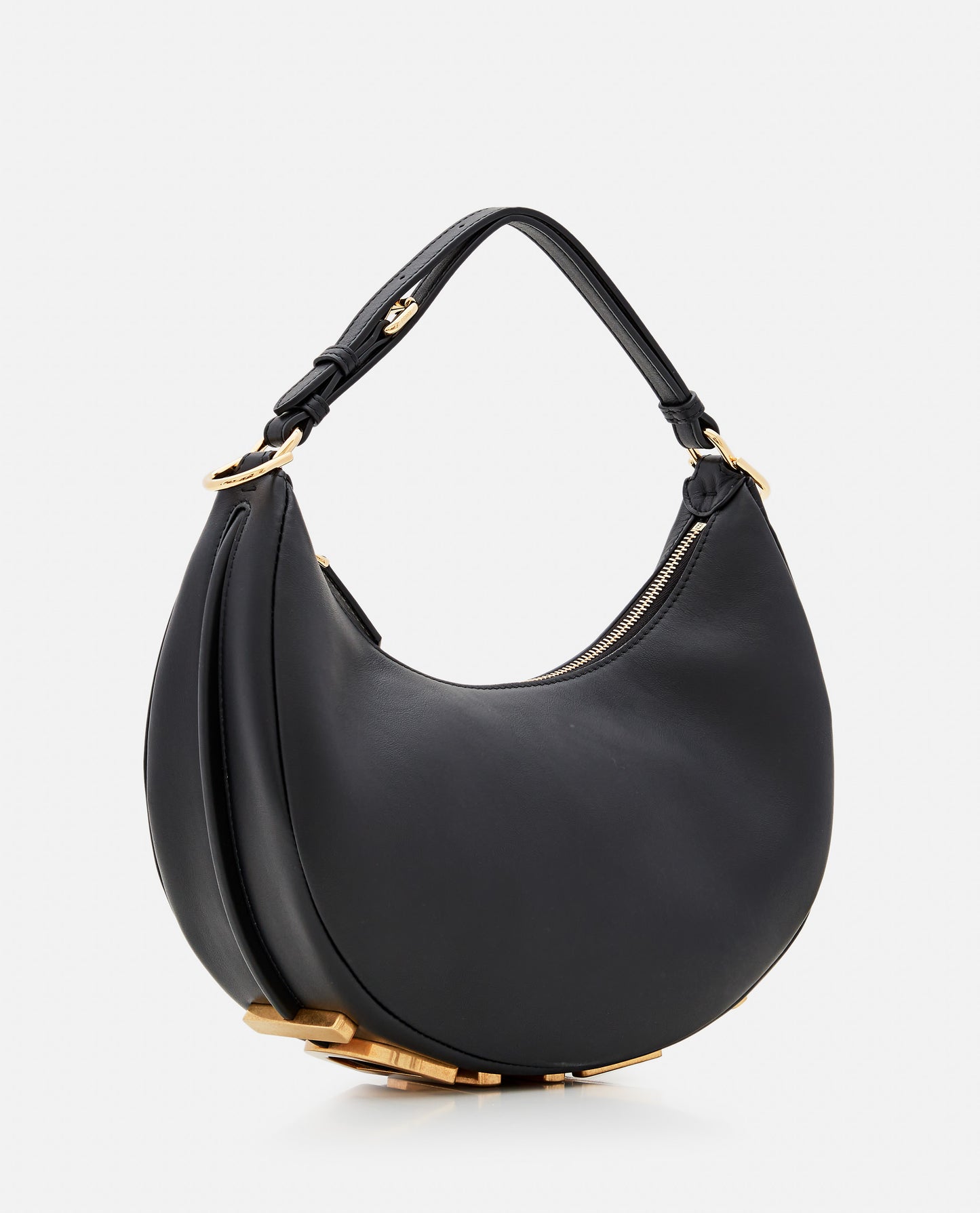 SMALL FENDIGRAPHY LEATHER SHOULDER BAG