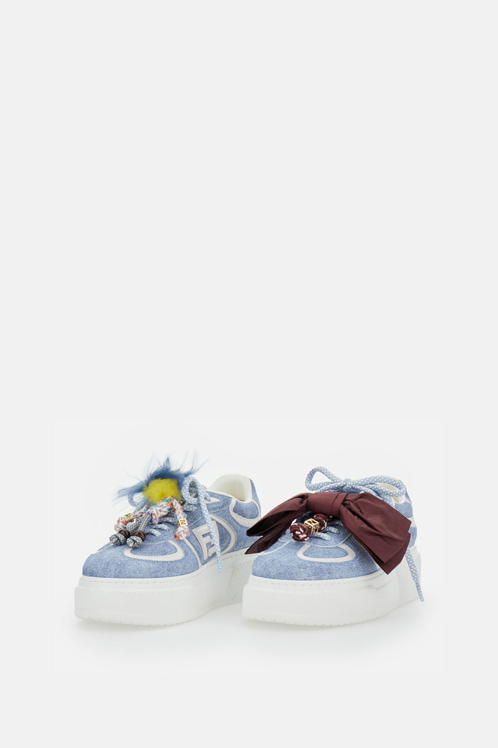 FENDI MATCH DENIM SNEAKERS