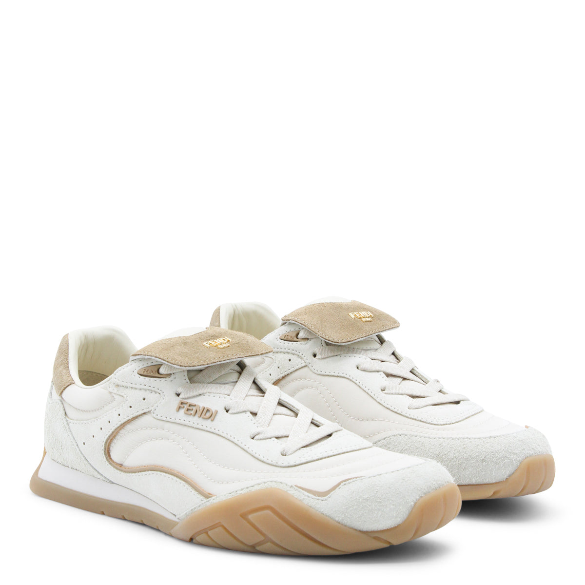 WHITE LEATHER SNEAKERS