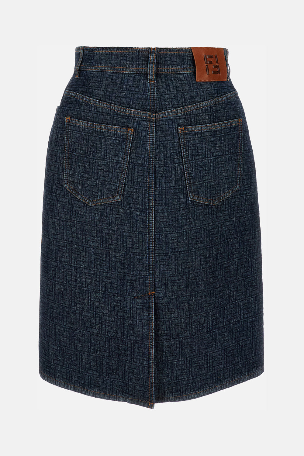 FF PADDED DENIM SKIRT
