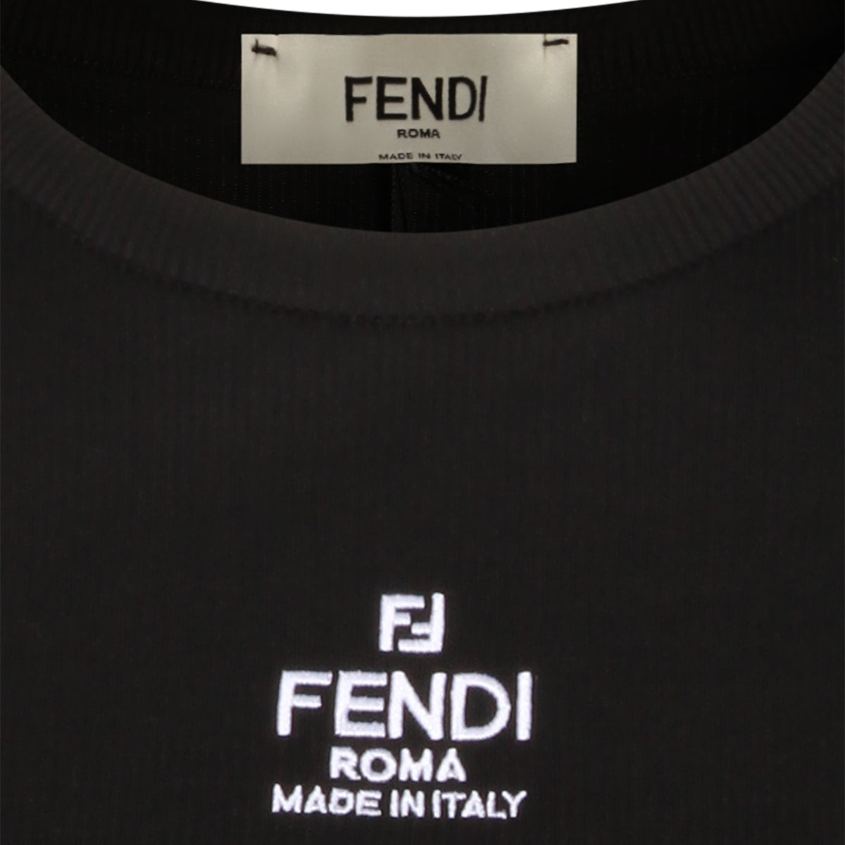 BLACK COTTON T-SHIRT