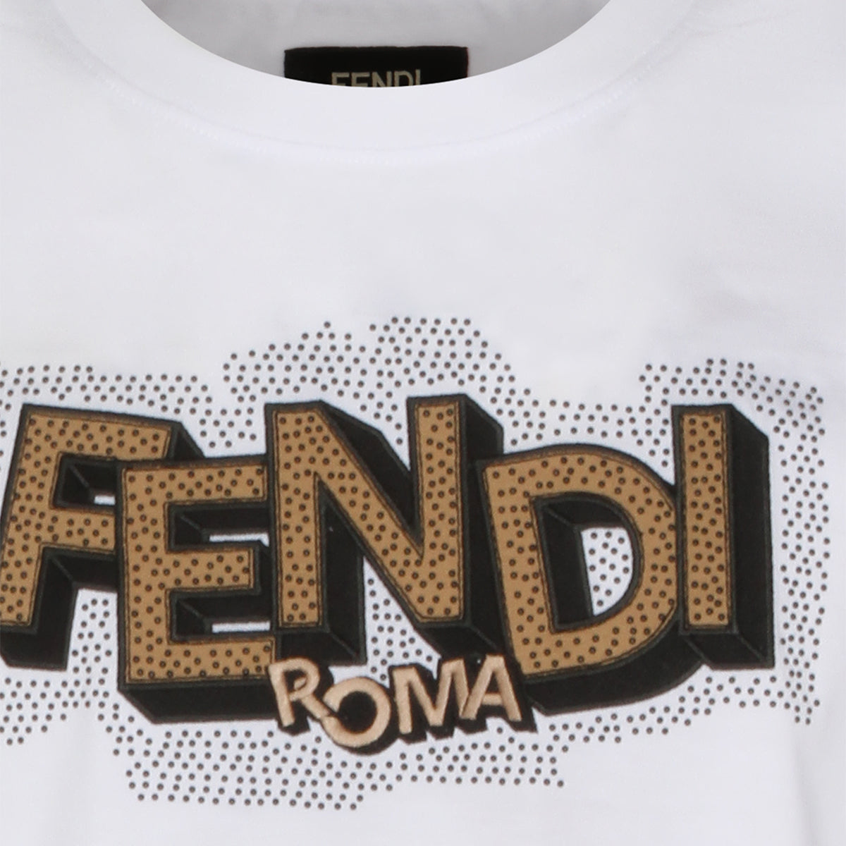 WHITE COTTON T-SHIRT