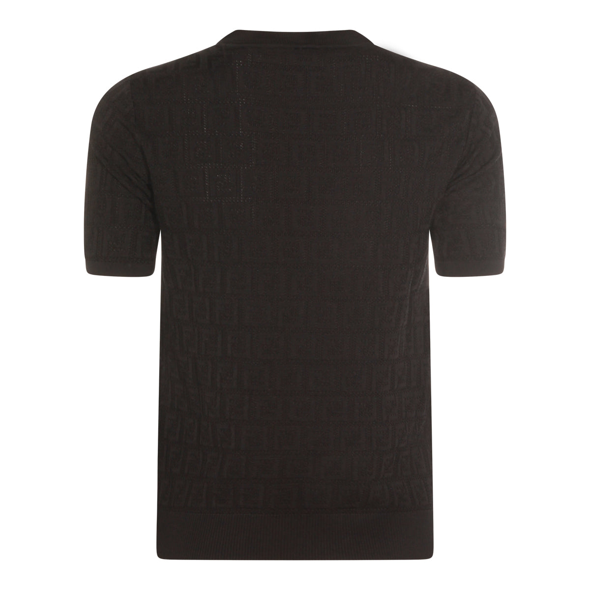 BLACK COTTON BLEND KNITWEAR