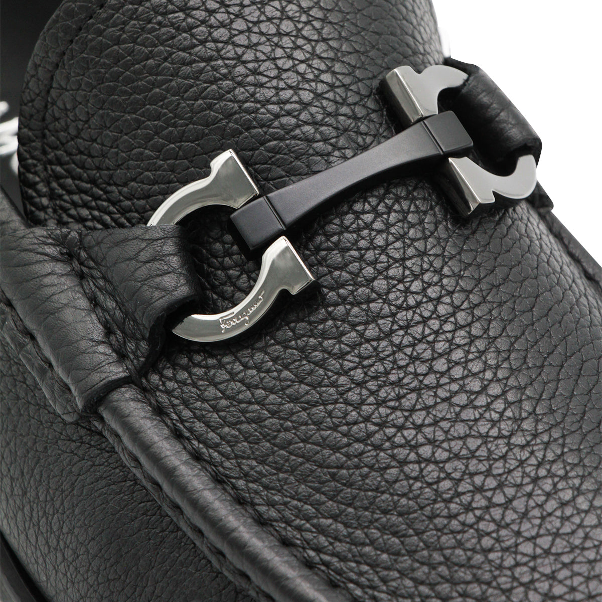 BLACK LEATHER GRANDIOSO LOAFERS