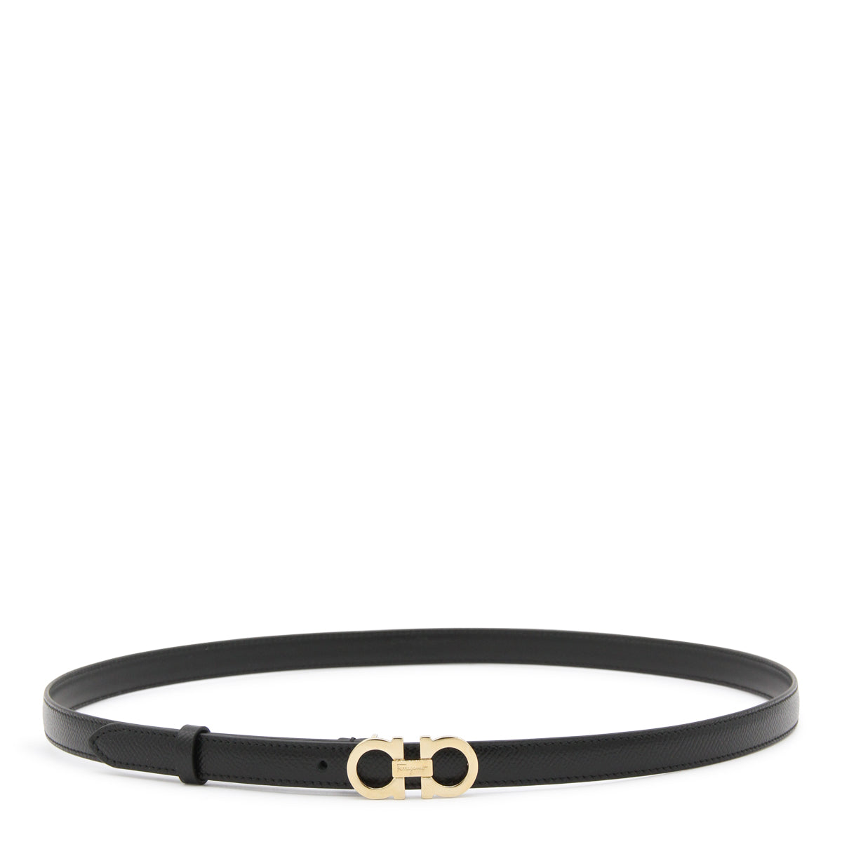 BLACK LEATHER BELT